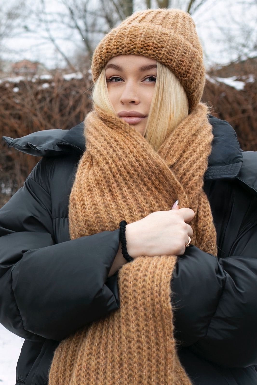 шарф шапка